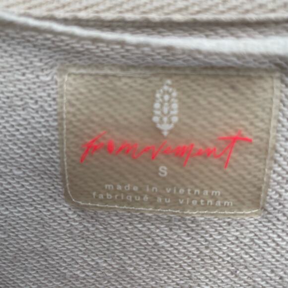 Free People Movement Metti Tie Dye Sweatshirt Oversized Ombre Purple Size Small - Picture 11 of 12